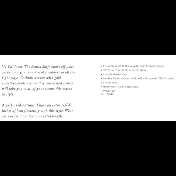 LILLY PULITZER BENITA SHIFT DRESS NWT - Picture 3 of 5